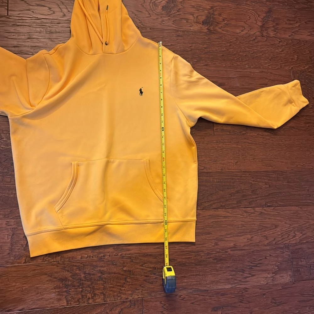 Polo by Ralph Lauren Yellow Sweatshirt Casual Cotton Blend - Picture 9 of 10